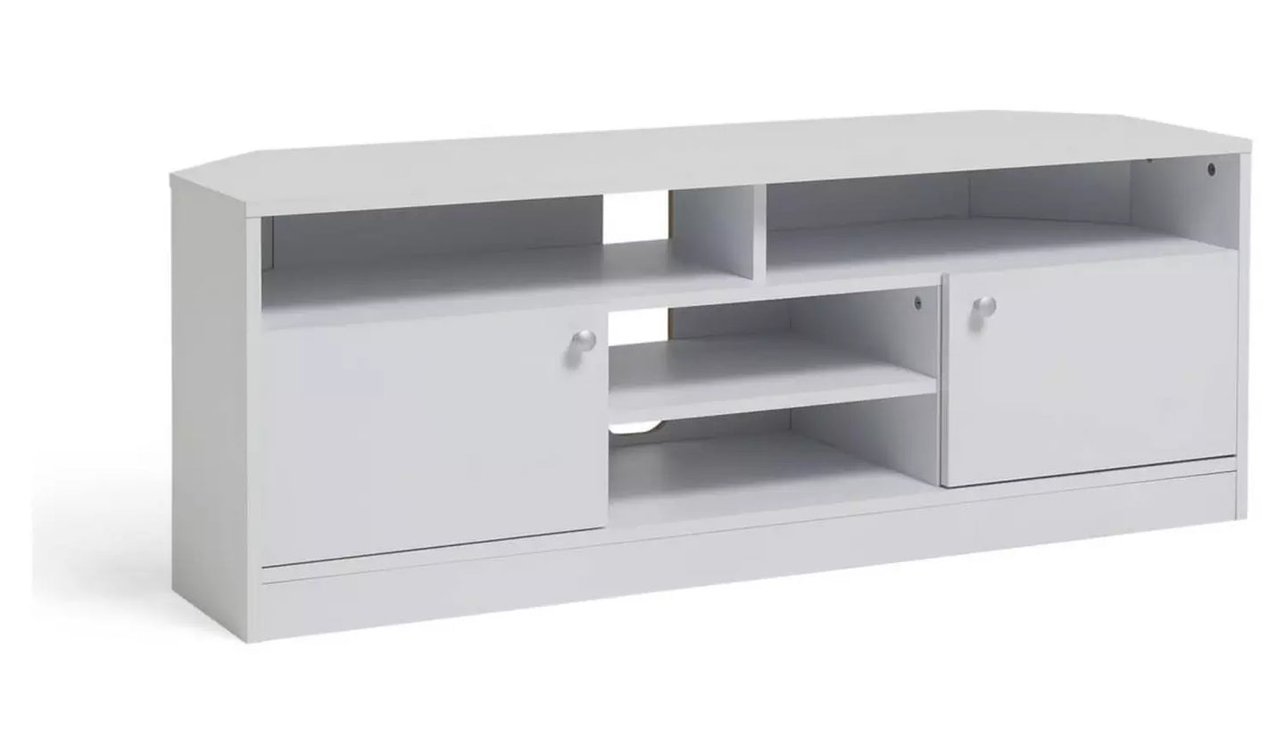 Corners 2 Door TV Unit - White